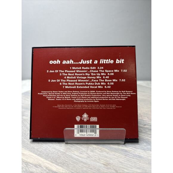 Gina G – Ooh Aah… Just a Little Bit (CD Single, 1996, Warner Bros.) - Picture 2 of 5